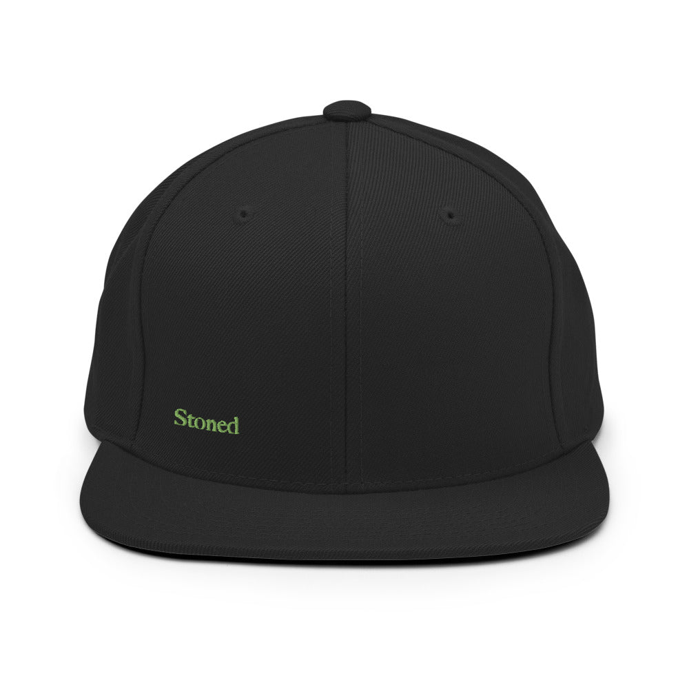 Stoned Black Snapback