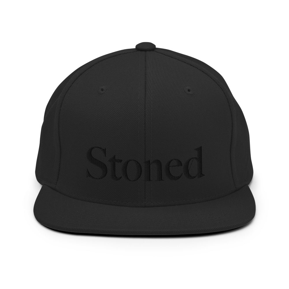 Stoned Black Biggie Snapback