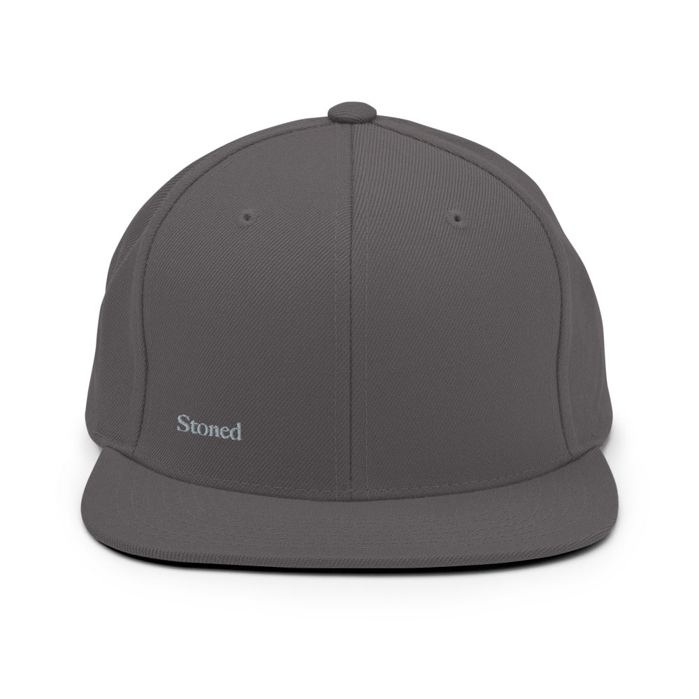 Stoned Dark Grey Snapback