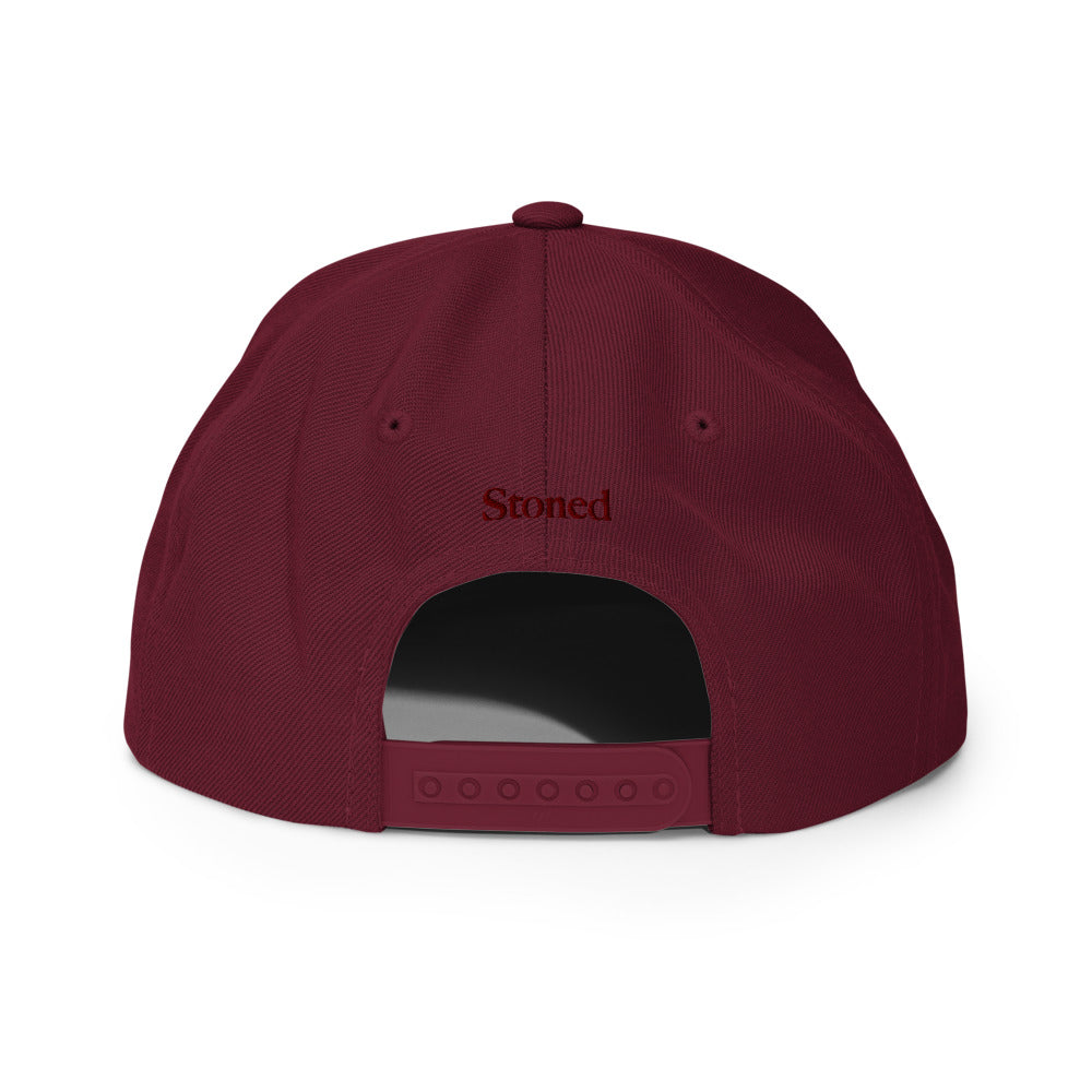 Stoned Maroon Biggie Snapback