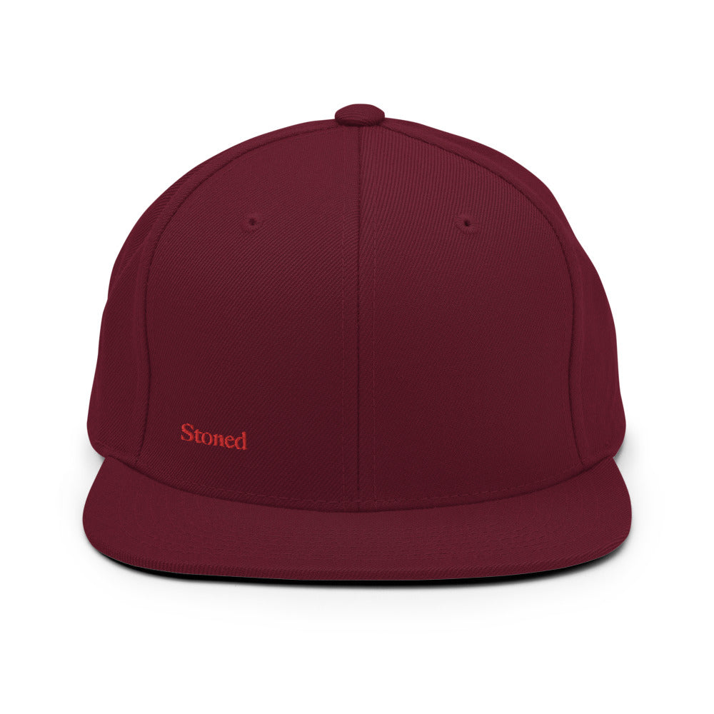 Stoned Maroon Snapback