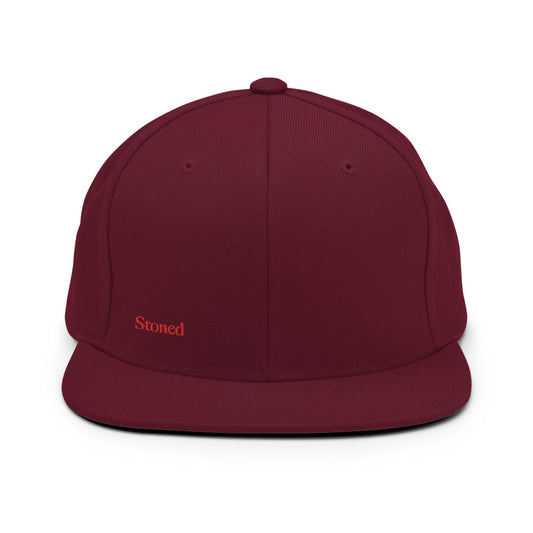 Stoned Maroon Snapback