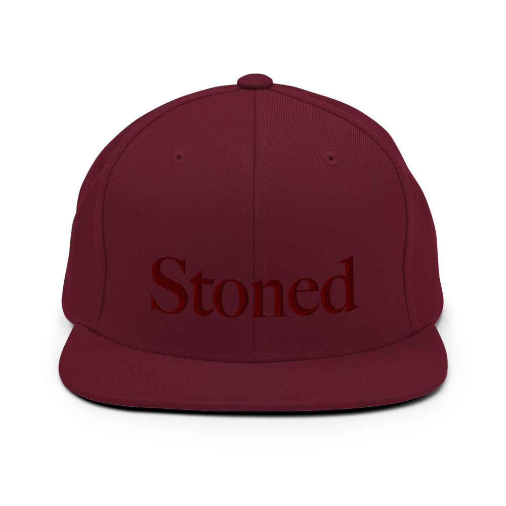 Stoned Maroon Biggie Snapback