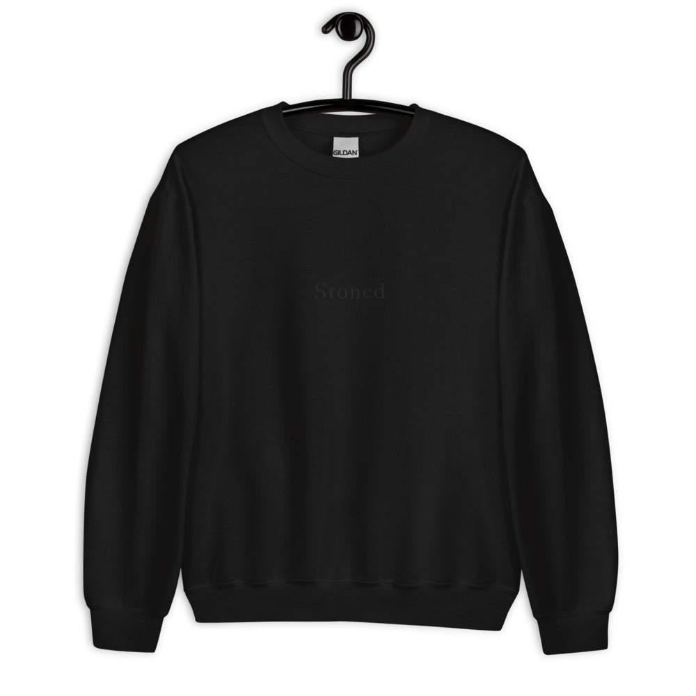 Stoned Black Crewneck