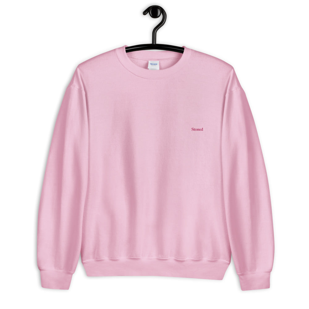 Stoned Pink Discreet Crewneck