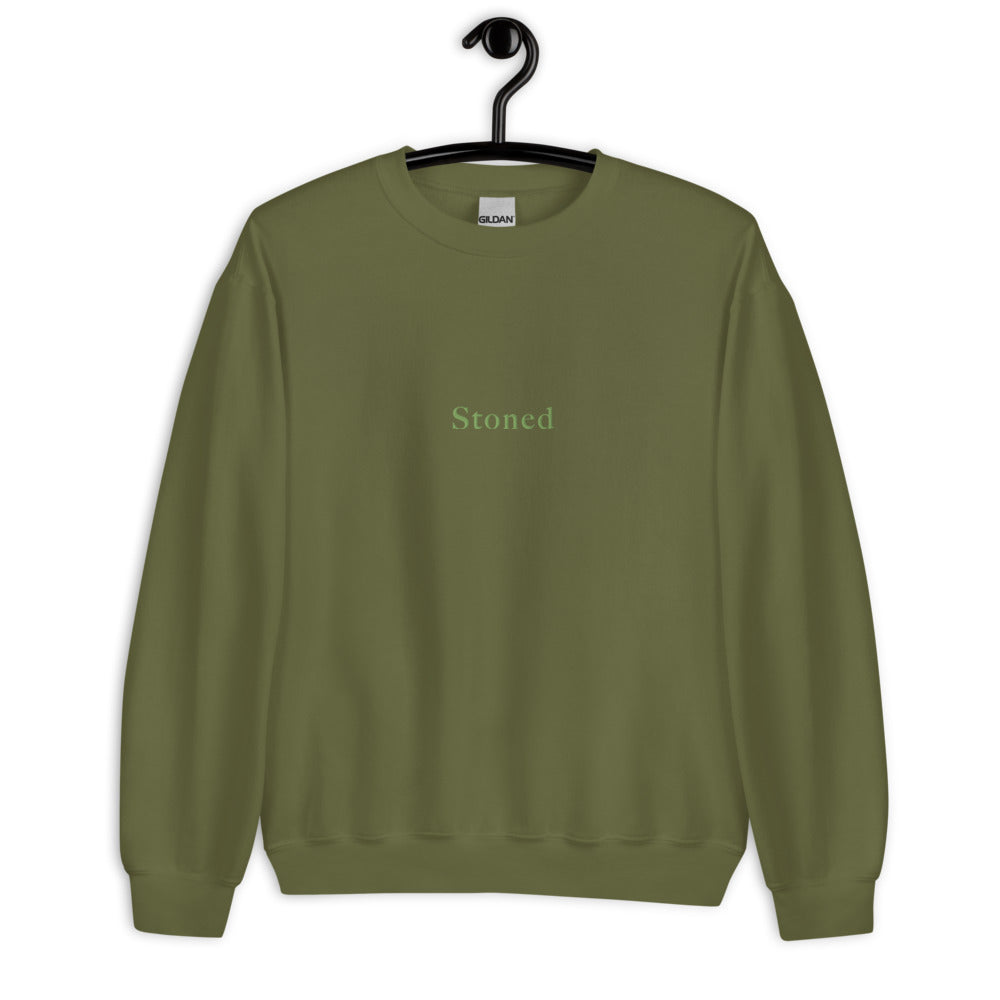 Stoned Green Crewneck