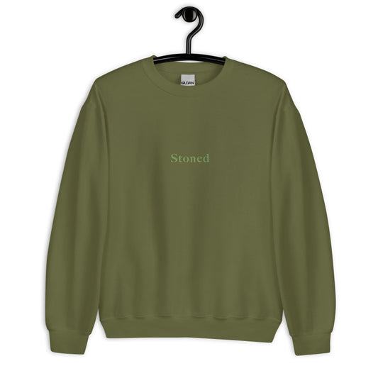 Stoned Green Crewneck