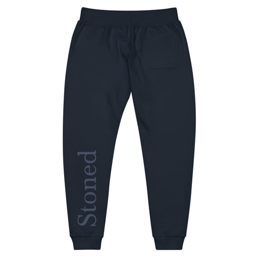 Stoned Navy Fleece Unisex Jogger