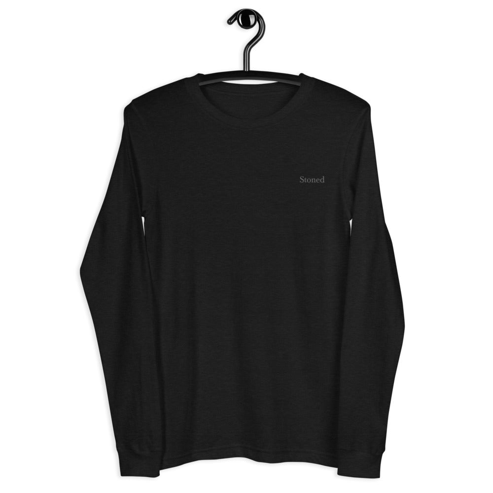 Stoned Black Long Sleeve Tee