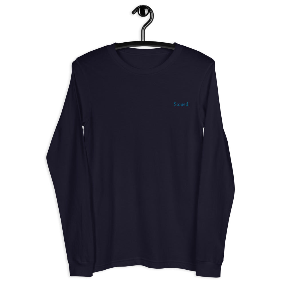 Stoned Navy Long Sleeve Tee