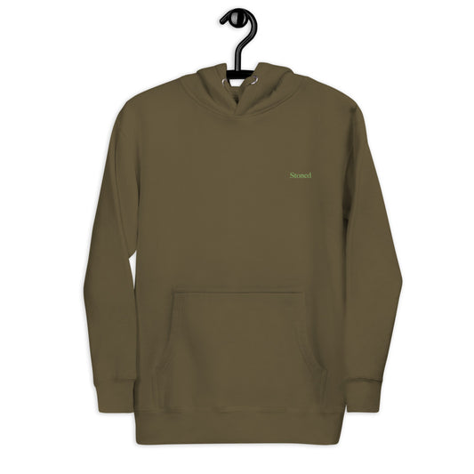 Stoned Green Discreet Hoodie