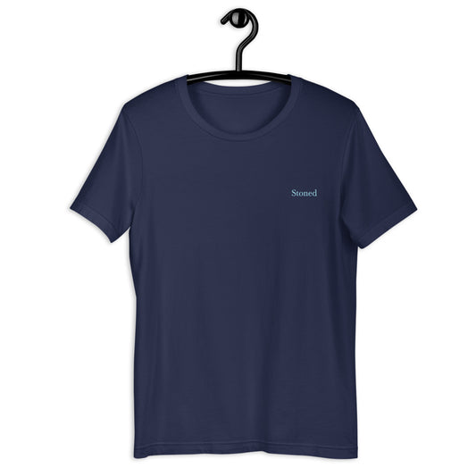 Stoned Navy Short-Sleeve Unisex T-Shirt