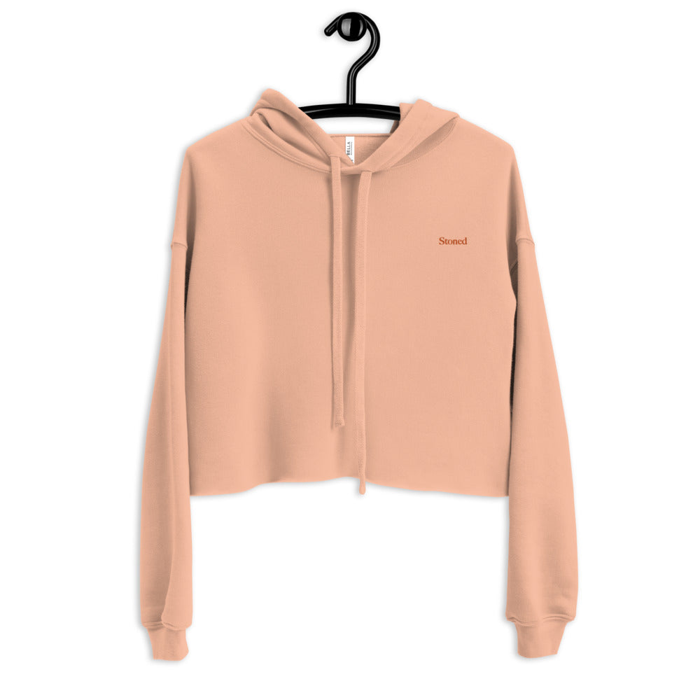 Stoned Peach Crop Hoodie