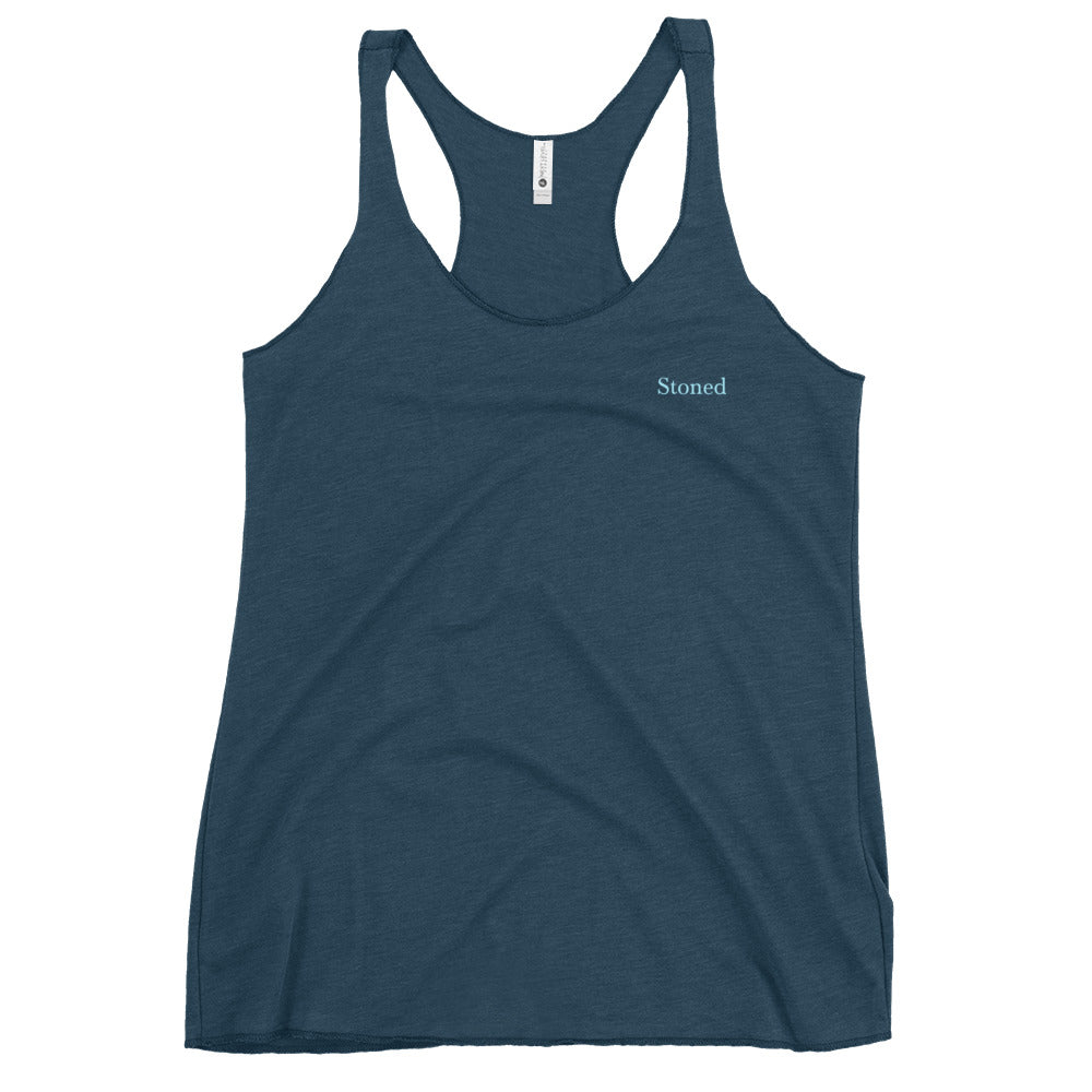 Stoned Indigo Racer Tank