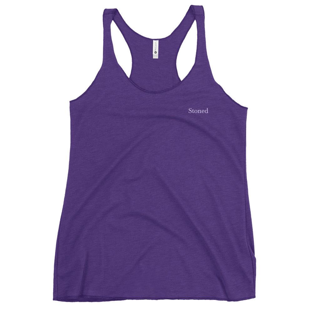 Stoned Purple Racer Tank